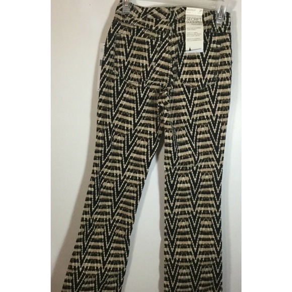 Nwt jones new york pants corduroy bootcut black brown beige size‎ 2 MSRP $ 89 - Picture 1 of 6